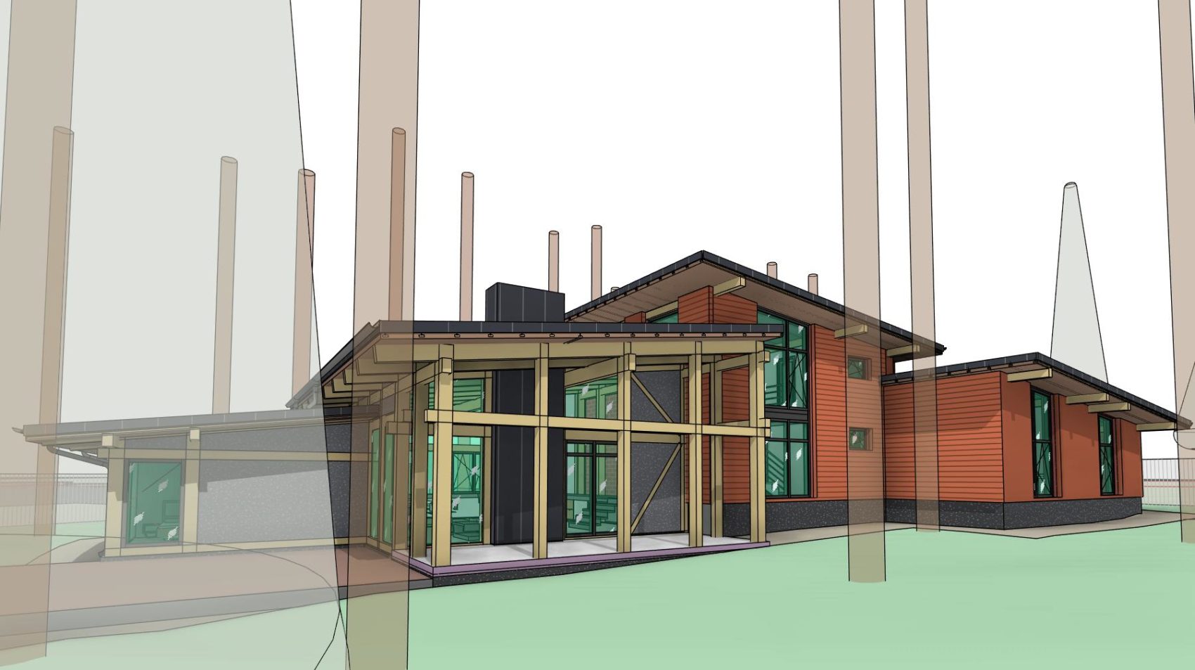 Проектирование дома Revit